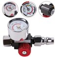 thumbnail image 2 of Régulateur de Pression d'Air à Débit Élevé avec Instrument, 0-140 PSI, Valve de Régulation de Débit d'Air Adaptée aux Outils d'Air, 2 of 5