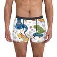 thumbnail image 1 of Balery Dinosaur Calzoncillos bóxer para hombre, ropa interior de algodón suave y transpirable con cinturilla de nailon-Medium, 1 of 5