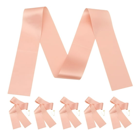 6 Pcs Ceremonial Shoulder Straps Prom Sashes Blank Sashes Party Supply Bridal Shower Etiquette Belt Bride