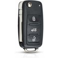 thumbnail image 1 of 202AD Carcasa de llave de 3 botones para Volkswagen Sagitar Lavida Reemplazo de carcasa de llave remota plegable Reemplazo de carcasa de llave de coche plegable de 3 botones, 1 of 4