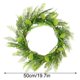 thumbnail image 2 of Guirnalda Planta falsa Hojas de helecho Guirnalda Decoración verde Decoración colgante Colgador de puerta de boda Blanco tholdsy HA9069-01B, 2 of 6