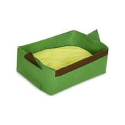 Cat Bed Felt Fabric - Small Green