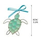 thumbnail image 2 of Tortuga decorativa de vidrio marino 2D | Hecha a mano, ecológica, regalo para amantes de tortugas y decoración de hogar, 2 of 8