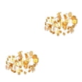 thumbnail image 4 of bedienty 100 Sets Ear Stud Tray Making Findings Earrings Stoppers Bottom Craft Hypoallergenic Earring Accessory Adults Using Gold Color/ 10mm 2Set, 4 of 6