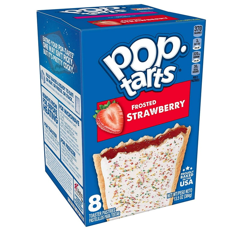 Pop-Tarts Unfrosted Blueberry Instant Breakfast Toaster Pastries