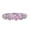 Pink, variant on Silver Plated Cubic Zirconia Heart Ring Leaf Band Engagement Ring for Women Exquisite Valentine's Day Gift