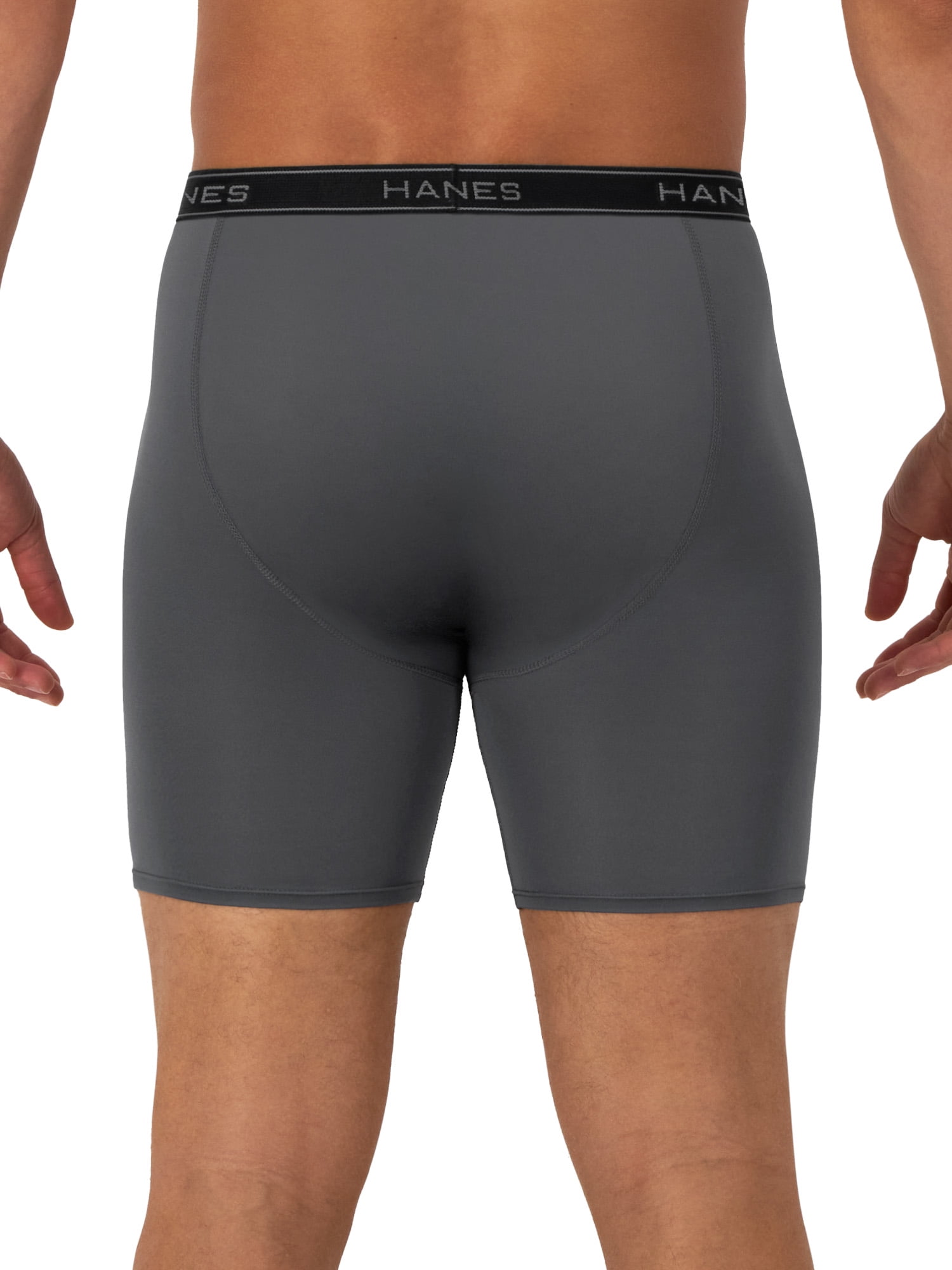Hanes men's Performance Boxer Briefs - Moisture-Wicking