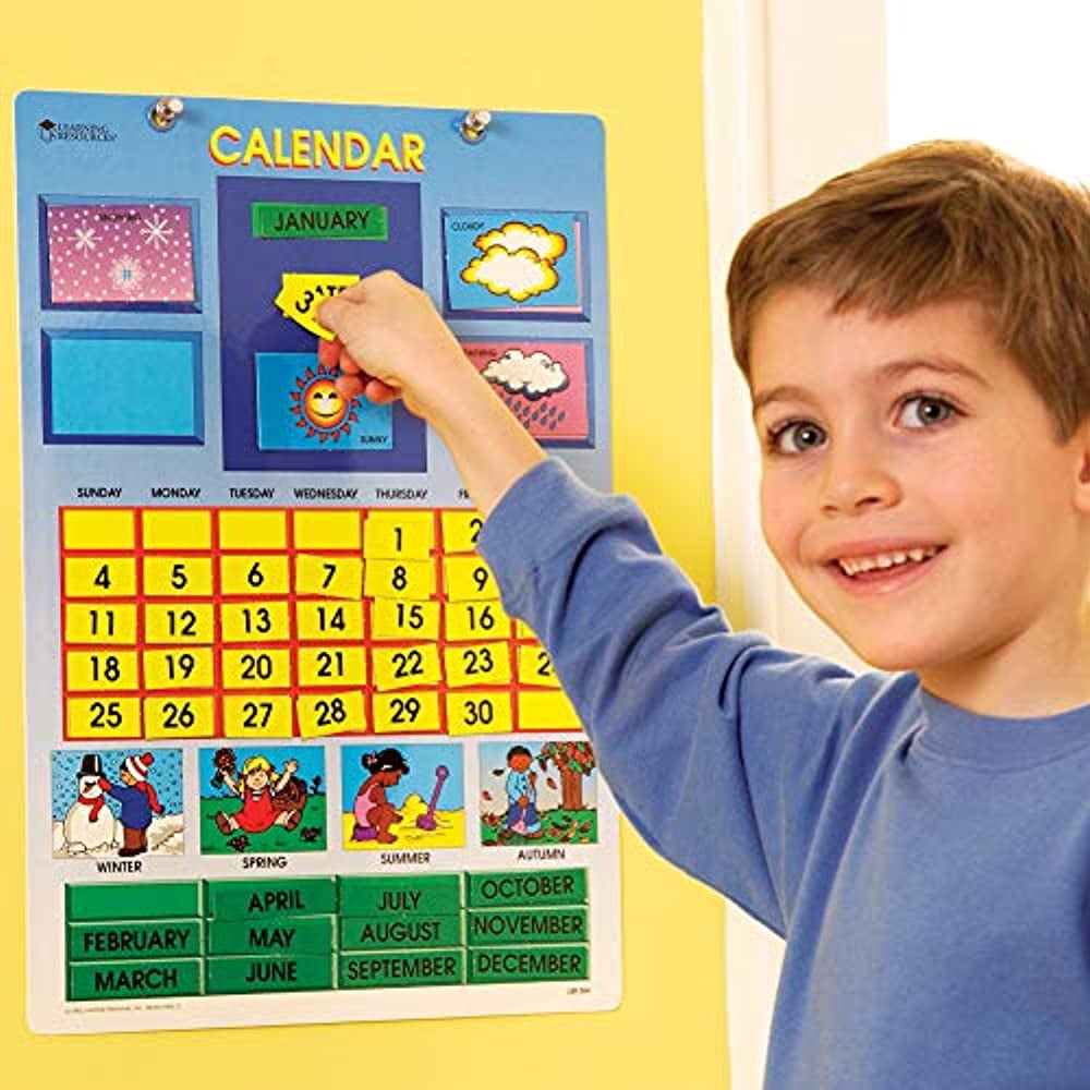 Learning Resources Learning Calendar, 51 Pieces
