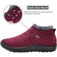 thumbnail image 3 of YAZI Winter Boots for Women Slip on Men's Snow Ankle Boots Lightweight Outdoor Footwear, 3 of 13