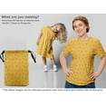 thumbnail image 5 of oneOone Polyester Spandex Yellow Fabric Wine Glass Sewing Craft Projects Fabric Prints By Yard 56 Inch Wide, 5 of 5