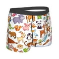 thumbnail image 3 of Kll Animal Cartoon Style Men'S Cotton Boxer Briefs Underwear-Large, 3 of 9