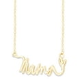 thumbnail image 2 of AFFY Mother's Day Jewelry Gifts 14k Yellow Gold Over Sterling Silver Mama Pendant Necklace, 2 of 5