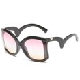 thumbnail image 4 of Unisex Square Classic Cat Eye Sunglasses Cateye Sunglasses Y1114, 4 of 5