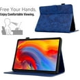 thumbnail image 3 of for Amazon New Kindle 2024 6 Inch Tablet Case, PU Leather Embossed Flower Pattern Cover with Multi-Angle Flip Stand & Card Slots Protective Cover Case for Kindle 11th Gen 6 Inch 2022, Darkblue, 3 of 6
