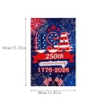thumbnail image 3 of Leutsin Welcome 4th of July Garden Flags, 12 x 18 Inch Patriotic Double Sided Outdoor Hanging Flag, Memorial Day Independence Day American Stars and Stripes Love Heart Yard Outdoor Decoration, 3 of 7