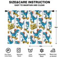 thumbnail image 2 of Blackout Kids Curtains,Cute Dinosaur Pattern Childrens Insulated Curtains Set Of 2,Bedroom Essentials,Toddler Room Decor 42x63in(106x160cm), 2 of 4