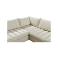thumbnail image 5 of Meridian Furniture Jacob Cream Velvet Modular Sectional, 5 of 5