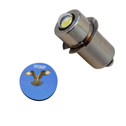 HQRP High Power 3w LED Replacement Flashlight Bulb For Maglite 3 4 5 6 D Cell Lanterns Flashlights Torchs 3.2v 9V