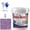 Purple, variant on 3.72 OZ Epoxy Colored Sand Floor Paint, Self Leveling Epoxy Floor Paint, Imitation Marble Paints for Home Workshop Cement Floors Paints Outdoor Non-Slip and Wear-Resistant(Orange)