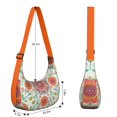 thumbnail image 4 of Sac Bandoulière Réglable Compact Léger en Nylon Motif Floral Vintage Paisley Boho pour Femmes Voyage Travail Randonnée Activités Extérieures, 4 of 5