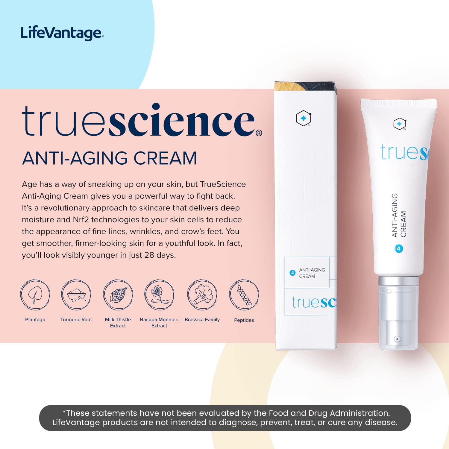 LifeVantage - Face Moisturizer TrueScience Anti-Aging Cream - Deep