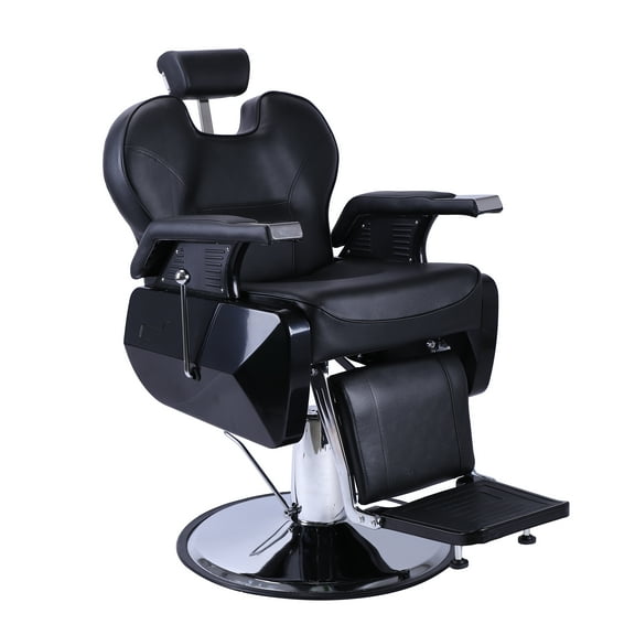 Winado Heavy Duty All Purpose Salon Chair, Hydraulic Recline Barber Chair Beauty Salon Equipment, Black