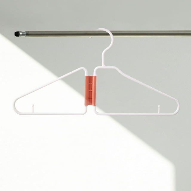 Clothes Hangers Plastic,Foldable Hanger Plastic Folding Storage Hanger Home Storage Rack 3Pc,Clothes Hanger Rack,Racks for Storage,Plastic Hangers for Clothes