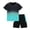 #A Green, variant on Adarl Boys Athletic Shorts Set 2 Piece Quick Dry Short Sleeve T-Shirt and Mesh Shorts Soccer Set for Running, Basketball, Football, Tennis