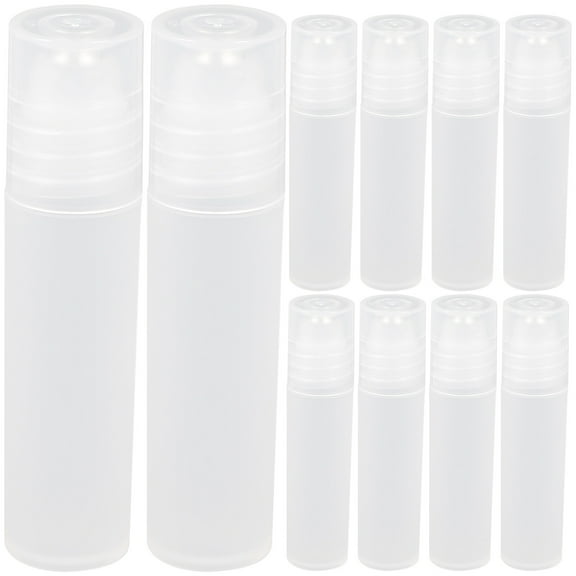 10 Pcs Travel Cosmetic Containers Mini Perfumes Rollerball Pen Essential Oil Bottle Plastic Terrarium Empty Bottles
