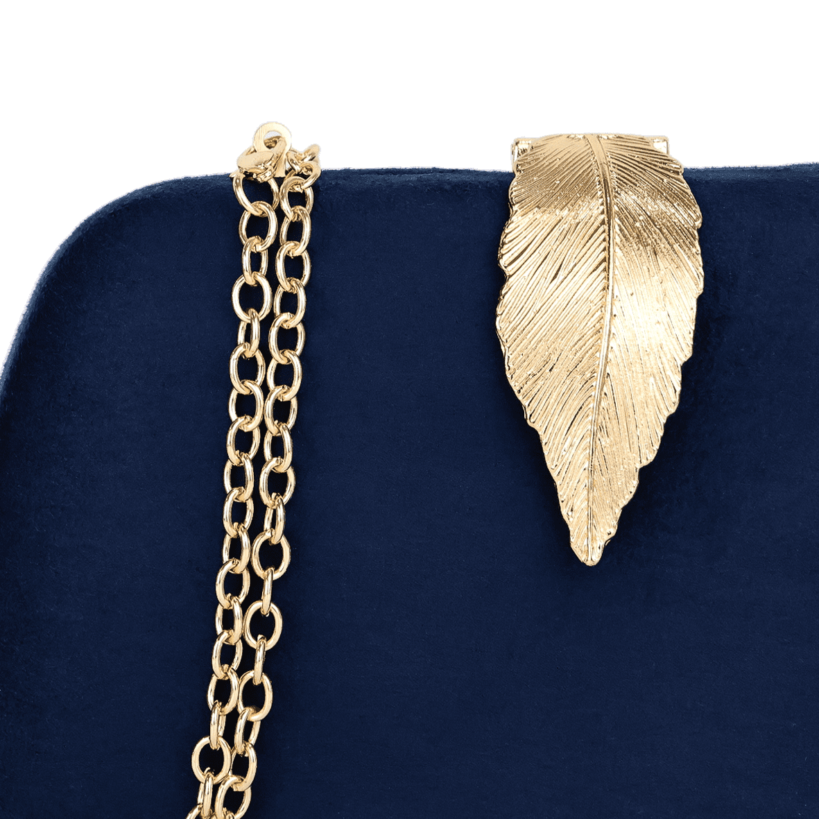 Milsente Women's Faux Suede soild Clutch Handbag, Navy Blue