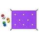 thumbnail image 2 of Kit de 7 piezas de lona con agujeros para actividades de ejercicio y juego de formación de equipos para jugar a la pelota Púrpura, 2 of 9