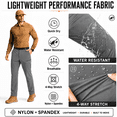 thumbnail image 5 of YAPPO Men's Hiking Cargo Pants, Lightweight Stretch Quick Dry Water Resistant Outdoor Work Pants with 8 Pockets, 5 of 7