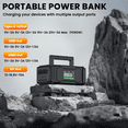 thumbnail image 4 of NEXPOW WP6 Démarreur de Saut avec Compresseur d'Air, Démarreur Portable 4000A (Moteur Diesel jusqu'à 8L) avec Gonfleur de Pneu Numérique 160PSI, Chargeur de Batterie de Voiture 12V, Charge Rapide 60W, 4 of 7