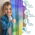 thumbnail image 3 of Blackout Kids Curtains,Rainbow Tie Dye Swirl Pattern Childrens Insulated Curtains Set Of 2,Bedroom Essentials,Toddler Room Decor 42"x84", 3 of 5