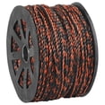thumbnail image 1 of Box Partners TWR112 0.38 in. 2450 lbs Black & Orange Twisted Polypropylene Rope, 1 of 1