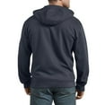 thumbnail image 2 of Men's Dickies Fleece Zip-Front Hoodie Color: Dark Navy Size: XXL, 2 of 3