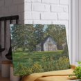 thumbnail image 6 of U R There Photography Bowers Road Little White Rustic Farmhouse Tempered-Glass Cutting Board 8"x 11", 6 of 9