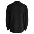 thumbnail image 3 of Wyzesi Red Cardigan Cropped Men's Solid Color Button Up Long Sleeved Sweater Mens Cardigan Sweaters, 3 of 4