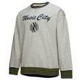thumbnail image 2 of Men's Mitchell & Ness  Heather Gray Nashville SC 2025 Jersey Hook Fleece Pullover Sweatshirt, 2 of 5