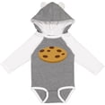 thumbnail image 3 of Inktastic Chocolate Chip Cookie Boys or Girls Long Sleeve Baby Bodysuit, 3 of 5