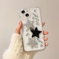 thumbnail image 6 of for iPhone 14 Pro Max Case with Phone Charm Chain Accessories Cute 3D Sparkle Shiny Stars Rhinestone Clear Phone Case Women Girl Aesthetic Shockproof Case for iPhone 14 Pro Max-6.7'', 6 of 13