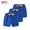 Blue, variant on JOANKDMI 3-Pack Toddler Girls Casual Shorts Kids Summer Elastic Waist Play Shorts with Cute Ribbon Bowknot Lightweight Lounge Clothes for Little Girls Daily Wear