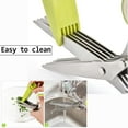 thumbnail image 3 of Herb Scissors, Multipurpose Kitchen Cutting Shear with 5 Stainless Steel Blades and Safety Cover, 3 of 7