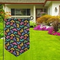 thumbnail image 4 of Zufioo Colorful Geometric Dog Print Garden Decoration Flags, Sun-resistant and Wrinkle-resistant Flags, Balcony, Terrace, Garden Decorations, Home Decorations-One Size, 4 of 7
