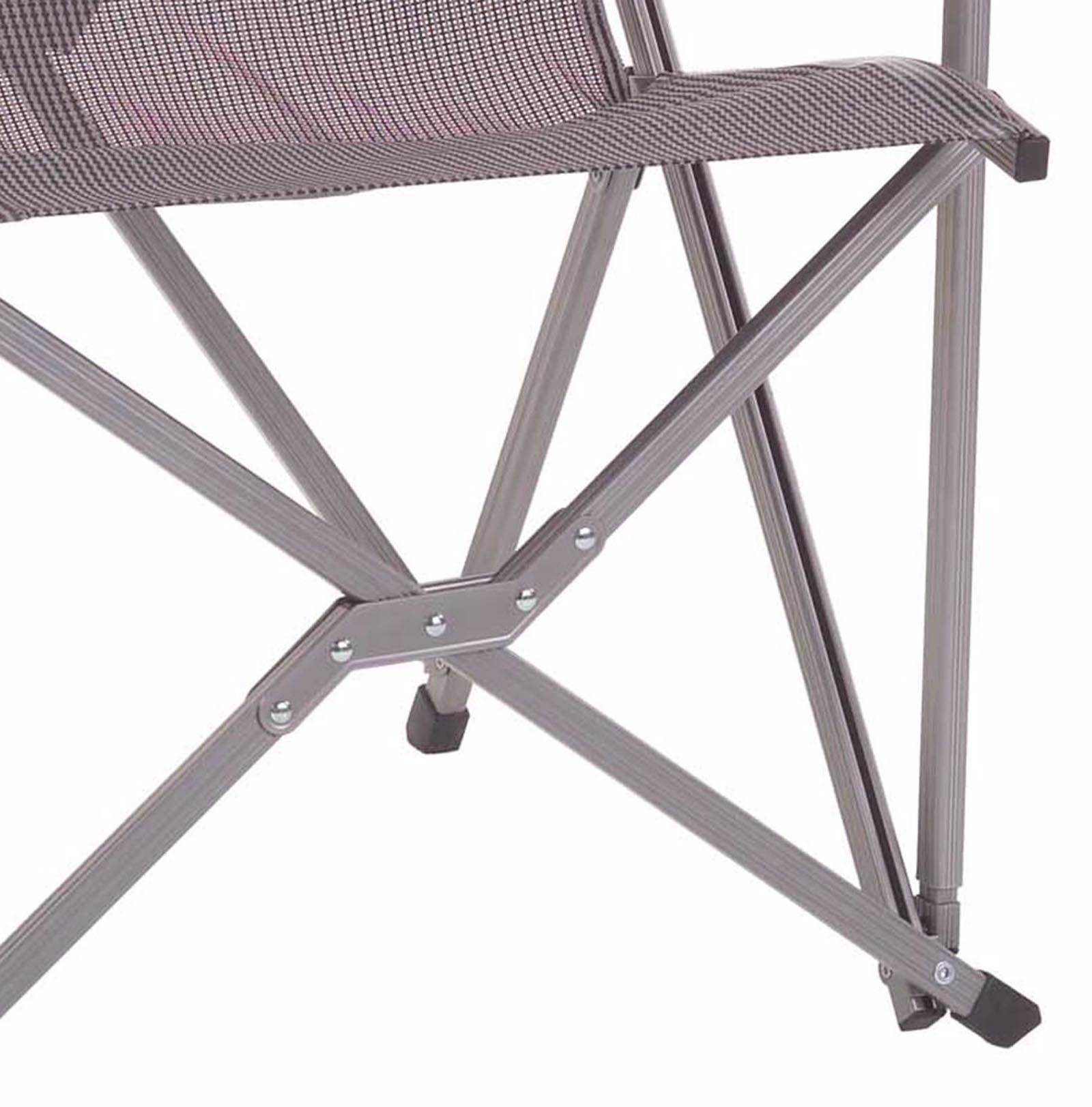 Coleman Patio Weather-Resistant Adult Sling Chair with Drink Holder, Gray - image 4 of 8