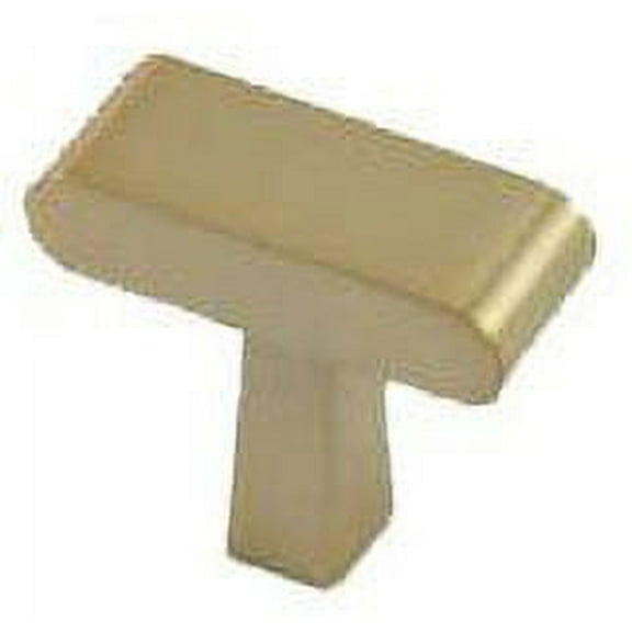 Residential Essentials 10381SB Cabinet Thin Knob - Satin Brass