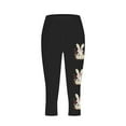 thumbnail image 4 of Pantalones de Ajuste Seco de la Moda de las Mujeres Imprimidas Leggings, Deporte de Yoga Elástico de Poliéster Elástico Respirable, 4 of 7