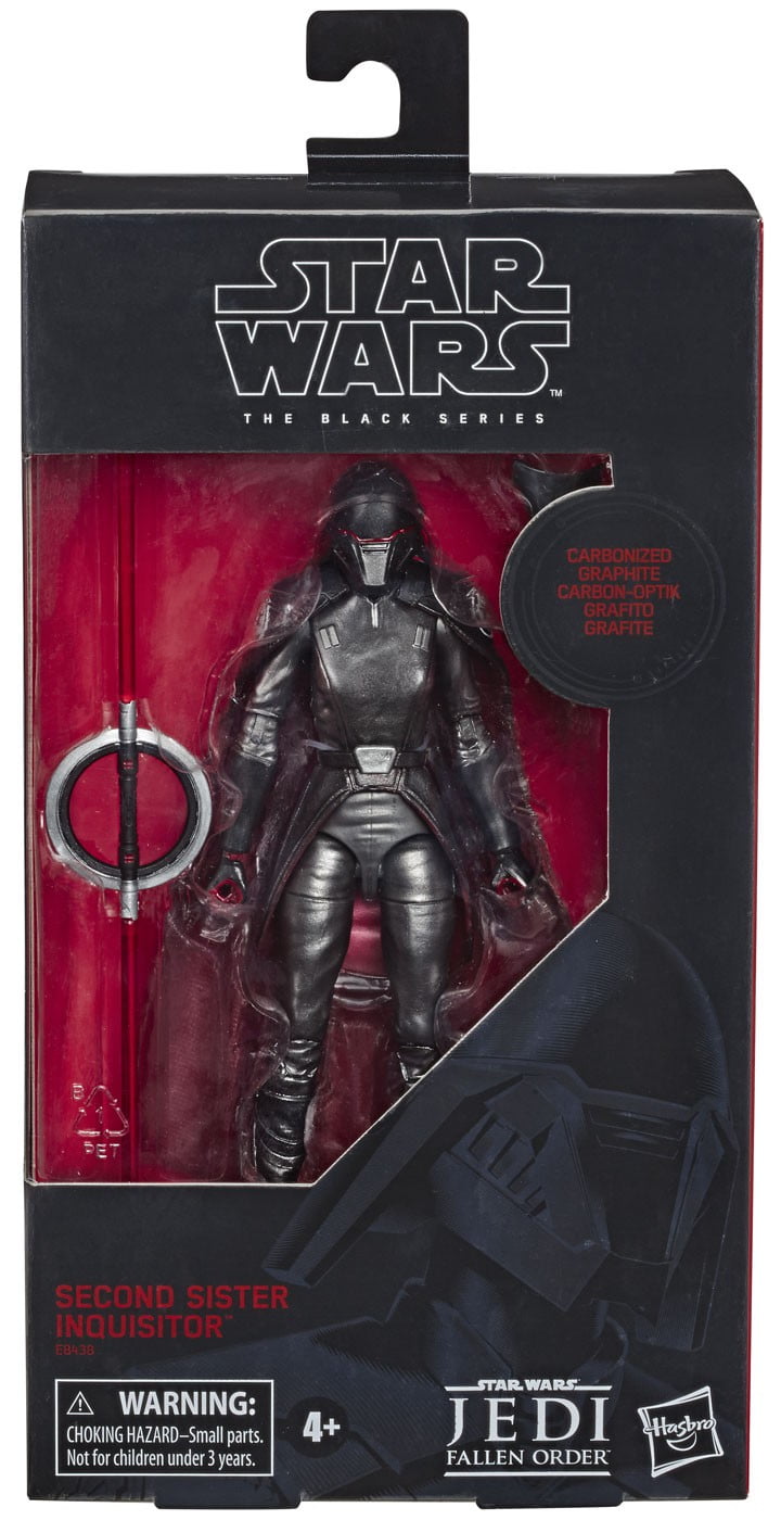 HASBRO STAR WARS BLACK SERIES 6" inch CARBONIZED SECOND SISTER INQUISITOR 