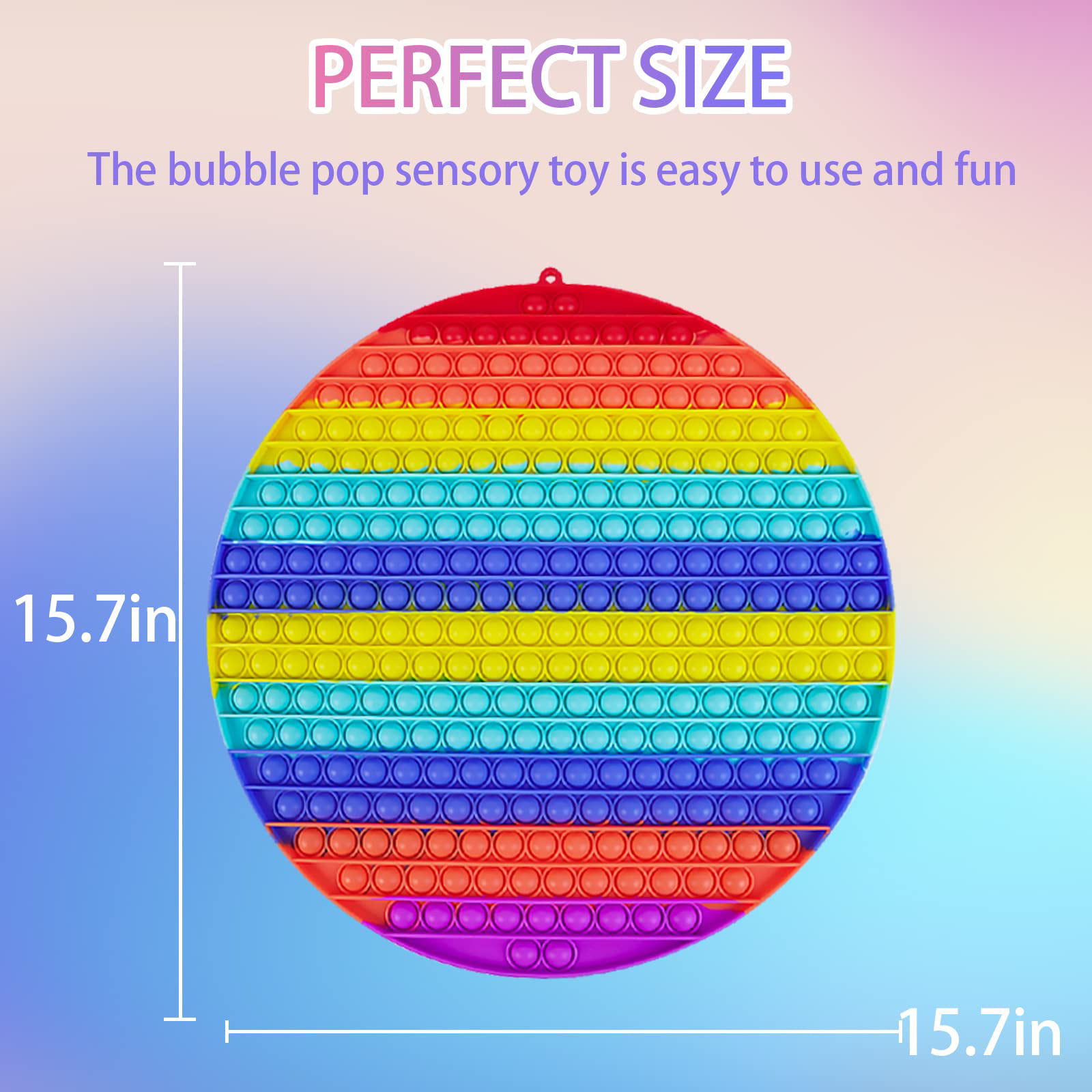 Maior Jumbo Enorme Pops Poppers It Sensory Bubble Cute Toy, Super Big Extra  Giant Really Large Popping, 200 400 1000 XL Gigantesco Push Popit Popet