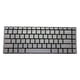 thumbnail image 1 of Teclado de repuesto estándar español para accesorios 14-Bw, 14-Bp y 14-Bf Luz de fondo plateada, 1 of 8